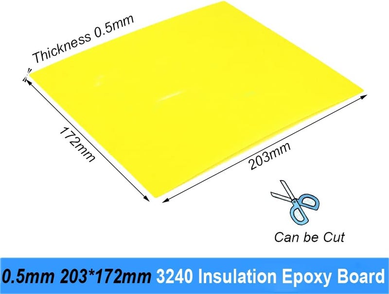 XBERSTAR 10pcs 3240 Epoxy Board FR-4 for DIY Battery Pack 20.3cm*17.2cm*0.05cm(10pcs Epoxy Board) - Image 5